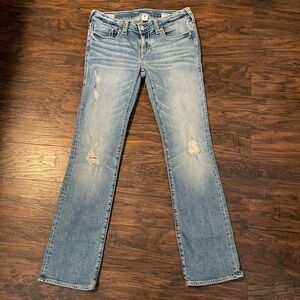 True Religion Billie Low Rise Straight Size 31